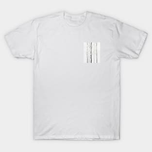 Birch Tree Serenity - Nature-Inspired Ar T-Shirt